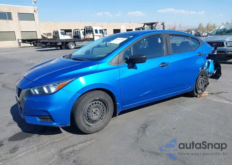 2020 Nissan Versa S Xtronic Cvt z USA, uszkodzony, nr VIN 3N1CN8DV8LL800168